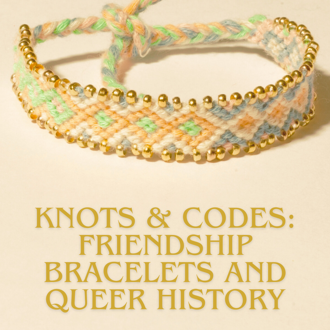 friendship bracelet in pastel colours